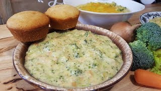 One Pot Broccoli Cheddar Soup  The Hillbilly Kitchen [upl. by Ylagam862]