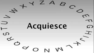 SAT Vocabulary Words and Definitions — Acquiesce [upl. by Doscher]