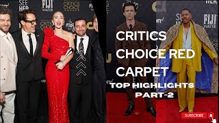 2024 Critics Choice Awards Best Fashion Highlights part2 [upl. by Ahseret]