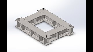 Tutoriel SolidWorks Modélisation dun châssis mise en plan et nomenclature avec poids sur SolidWorks [upl. by Allehcim518]