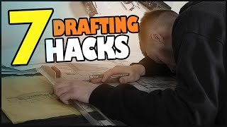 The 7 BIGGEST Drafting Hacks for Architecture Students – Tips to Improve Architectural Drafting [upl. by Garibold]