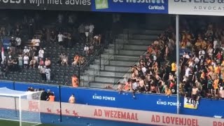 Rc Lens  Louvain  Match interrompu pour une histoire de chaussures et une sortie trop musclée [upl. by Ralip]