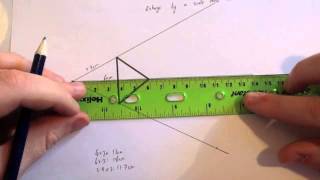 Enlargements using ray method  Corbettmaths [upl. by Bore701]