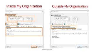 Setup autoreply  out of office  auto replies  outlook  office 365 [upl. by Cassy]