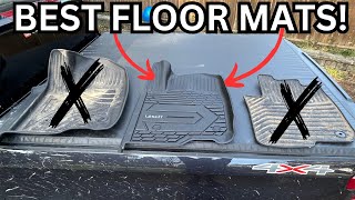 BEST TRUCK FLOOR MATS LasfitLiners allweather floor mats [upl. by Noyart]