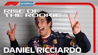 Daniel Ricciardo The Story So Far  Rise of the Rookie  Aramco [upl. by Mundy]