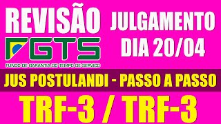 REVISÃO DO FGTS 2023 PASSO A PASSO TUDO GRÁTIS TRF3 ADI 5090 VEJA QUANTO VAI RECEBER JUS POSTULANDI [upl. by Assele]