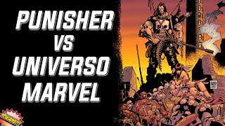 VIDEOCOMIC PUNISHER VS UNIVERSO MARVEL  Historia Completa [upl. by Tori]