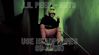 Lil Peep – Nuts 8D AUDIO [upl. by Feliza]