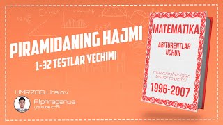 AXBOROTNOMA PIRAMIDANING HAJMI 139 TESTLAR YECHIMI [upl. by Gebelein312]