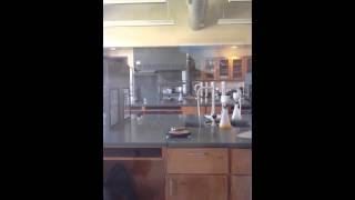 Nitrogen Triiodide Class Demonstration [upl. by Atteiluj]