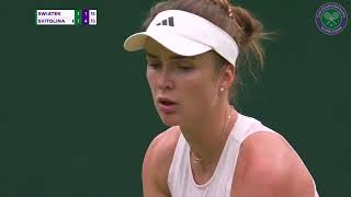 Elina Svitolina vs Iga Swiatek  Quarterfinal Extended Highlights  Wimbledon 2023 [upl. by Nnyliram]