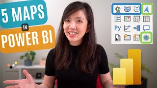 Whats the difference amongst the 5 Maps Visualizations Power BI  Complete Tutorial for Beginners [upl. by Naliorf]