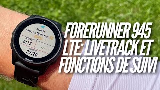 Garmin Forerunner 945 LTE LiveTrack et messages de spectateurs [upl. by Julie]