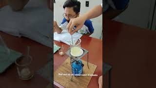 Science Form 5  Process of making soap Saponification process [upl. by Sneve863]