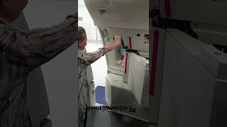 Airbus A330 amp A340 Type A Door Emergency Opening with Power Assist Failure airbus330 airbus340 [upl. by Chessy]