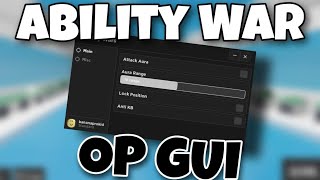 Roblox Ability War OP SCRIPT  Anti knockback Attack Aura And More [upl. by Ytrebil]