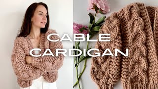 Beginners Friendly  Knit Exceptional Chunky Cardigan in a Weekend 🤩 [upl. by Eeraj644]