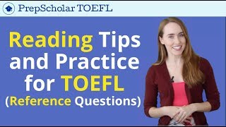 TOEFL Reading Tips and Practice  Reference Questions [upl. by Caryl]