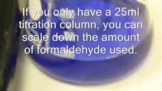 Formaldehyde Titration [upl. by Alul]