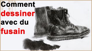 Comment dessiner avec du fusain  2 [upl. by Edan]