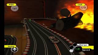 Grooverider Slot Car Thunder  HD Dolphin Gameplay  Gamecube [upl. by Cinemod722]