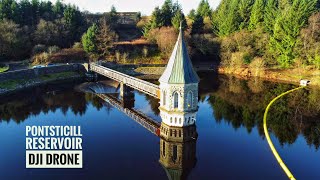 Pontsticill Reservoir drone flight [upl. by Faustena830]