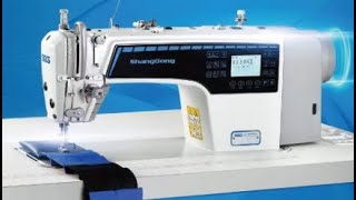 SGGEMSY S3 Automatic Lockstitch Sewing machine Suit for heavy light and elastic fabrics [upl. by Eudora468]