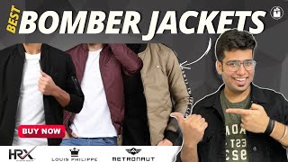 Best Bomber Jackets In India 2022🔥Top 5 Bomber Jackets👌Bomber Varsity Jackets 😎 [upl. by Rebna]