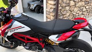 SC Project SC1M Ducati HyperMotard 950 RVE 2021 Exhaust Sound [upl. by Gottfried]