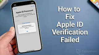 Apple ID Verification Failed 6 Ways to Fix It [upl. by Nahgen]