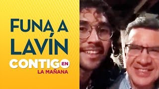 Joven funó a Joaquín Lavín quotVáyase del paísquot  Contigo En La Mañana [upl. by Cly]