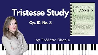 Tristesse Study Chopin Easy Piano Classics  Book One [upl. by Perkin]