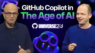 GitHub Universe 2023 opening keynote Copilot in the Age of AI [upl. by Acirema671]