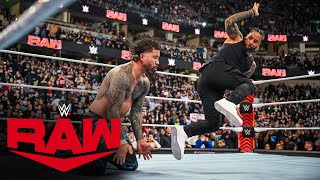 Jimmy Uso costs Jey Uso the Intercontinental Title Raw highlights Feb 19 2024 [upl. by Tiffy]