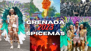 GRENADA TRAVEL VLOG🇬🇩Spicemas 2023Jouvert  Carnival MondayampTuesday  Soca Monarch PreedayMore [upl. by Kushner]