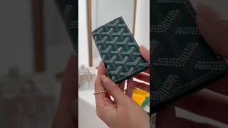 Goyard SaintPierre Card Wallet Unboxing shorts goyard unboxing luxury asmr haul [upl. by Annmaria]