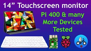 Raspberry Pi Touch screen Operating Systems and More Wimaxit 14” Touchscreen Portable Monitor [upl. by Inessa239]