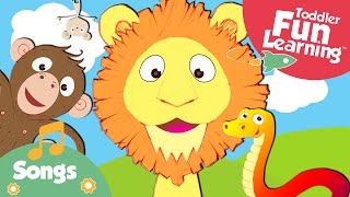 The Happy Animal Choir  Animal Sounds Song  Toddler Fun Learning [upl. by Griswold503]