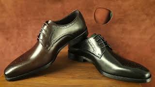 Mens Derby Brogue Shoes [upl. by Grobe]