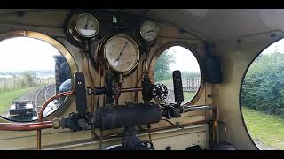 Footplate ride at Evesham Vale Light Railway [upl. by Nylrad]