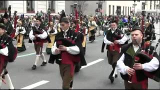 DESFILE DE SAN PATRICIO  ST PATRICKS PARADE NYC 2012 [upl. by Mcconnell444]