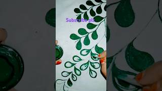 How to draw easy oporajita flowers shortvideo art shorts  handprint dress [upl. by Euhc29]