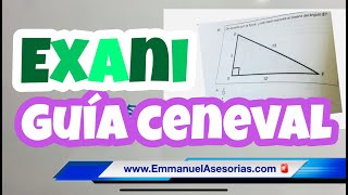 Ejemplo de EXÁMENES del CENEVAL  Guía EXANI ii  Matemáticas 🎛📕🧮 [upl. by Phalan]