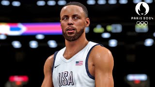 Steph Curry Saves America  NBA 2K25 Olympics Mode  USA vs Serbia  Ultra Realistic Gameplay [upl. by Nnaer]