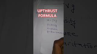 Upthrust formula [upl. by Vieva]