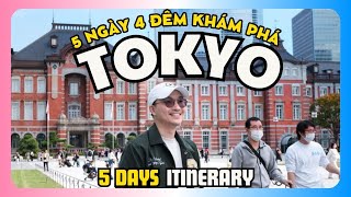 🇯🇵Du Lịch Nhật Bản l Tất tần tật 5 ngày ở Tokyo Đi đâu Ăn gì Ở đâu  5 DAYS ITINERARY IN TOKYO [upl. by Perceval]