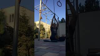 Preparatory exercises for legless rope climbing Diameter 20 mm climbing workout calistenics [upl. by Leong500]