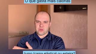 O que gasta mais calorias jump cama elástica ou esteira [upl. by Reibaj]