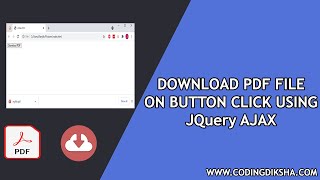 Download PDF on Button Click from Server using JavaScript [upl. by Vivia665]